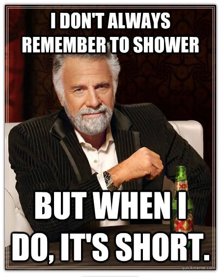 Eco friendly tip: shorter showers